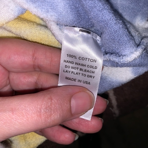 Swirls of Beauty French Terry Tie Dye Top - Picture 9 of 9